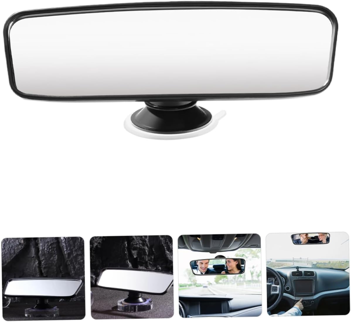 ULTECHNOVO 2pcs Rearview Mirror Newborn Carseat Seat for Babies Babydoll Stroller Cars Mirror Carseats Suction Cup Stroller Wagon Seat Glass Black 10 61pUdb9gujL. AC SL1225