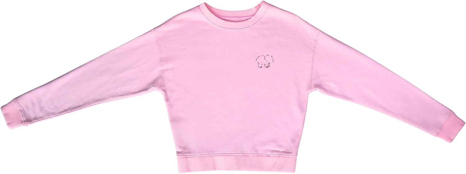 Ivory Ella womens Cropped Crew Sweatshirt - Image 3