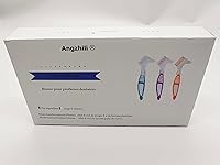 Vista 2 de Angzhili Cepillo de limpieza de prótesis dental, cepillo portátil de doble cara para limpieza de dientes postizos, cuidado de dentaduras postizas