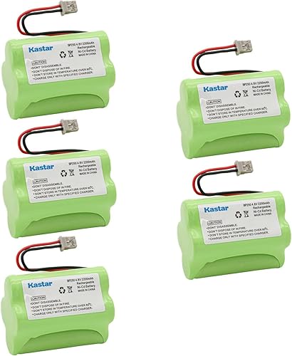 Miniatura 8 de Kastar Paquete de 1 batería Ni-MH de 4.8 V 2200 mAh de repuesto para Uniden Bearcat Sportcat BBTY0356001, BP-120, BP120, BP-150, BP-180, BP180