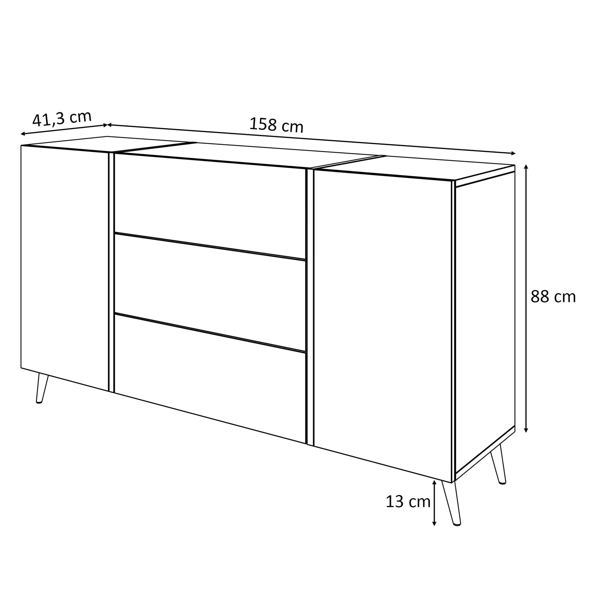lukmebel Onyx Wohnzimmerset Auf Goldenen Beinen DREI Elemente Elegantes Und Modernes Design Leicht Zu Reinigen Abrieb- Und Kratzfest Laminierte Platte Schwarz