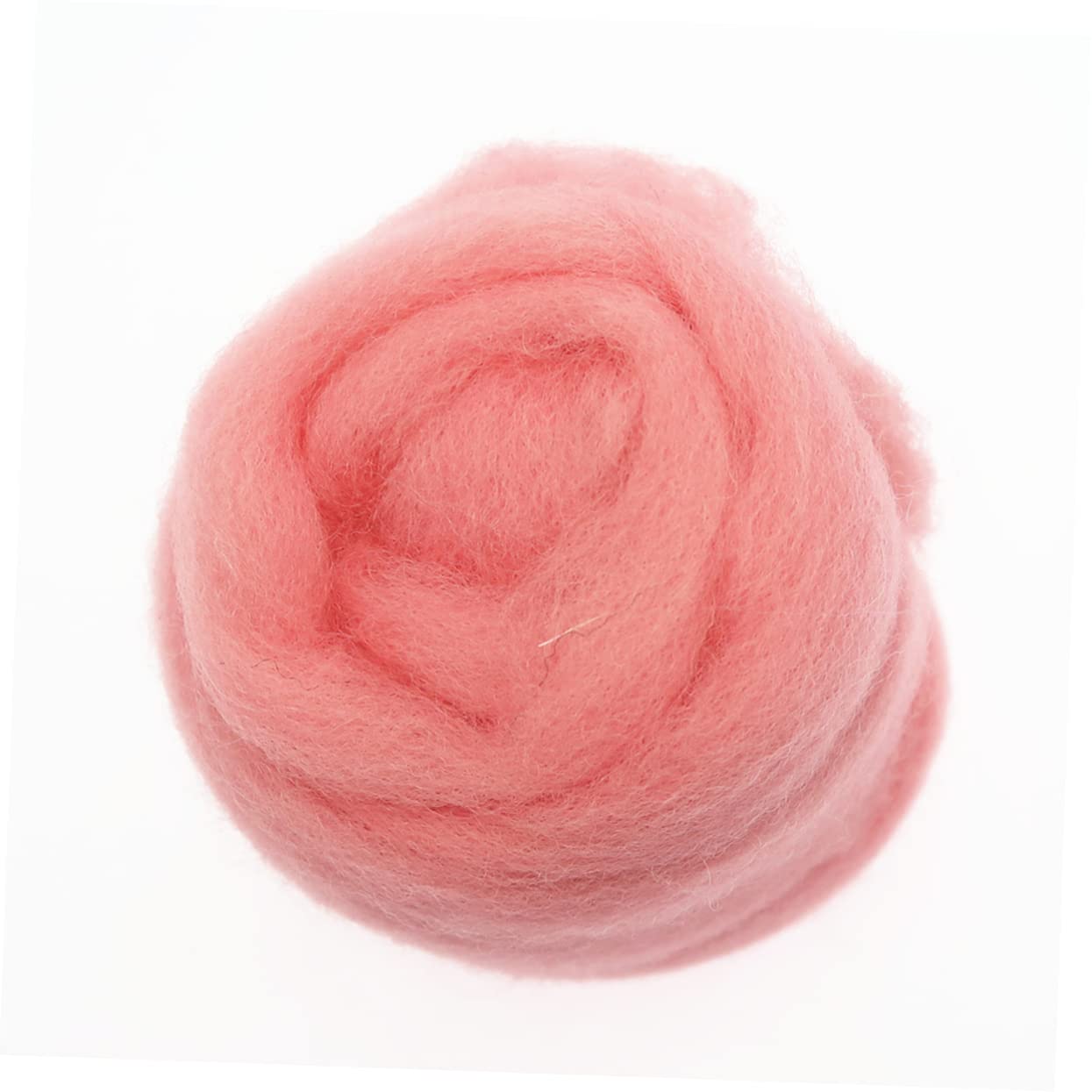 jojofuny 40 Farben Merinofilzwolle 10g, Wollfasern für Nadelfilzen | 40 Stück, für Nassfilzen und Selbstgemacht Nähzubehör, Geeignet für Kinder und Handarbeitsfans