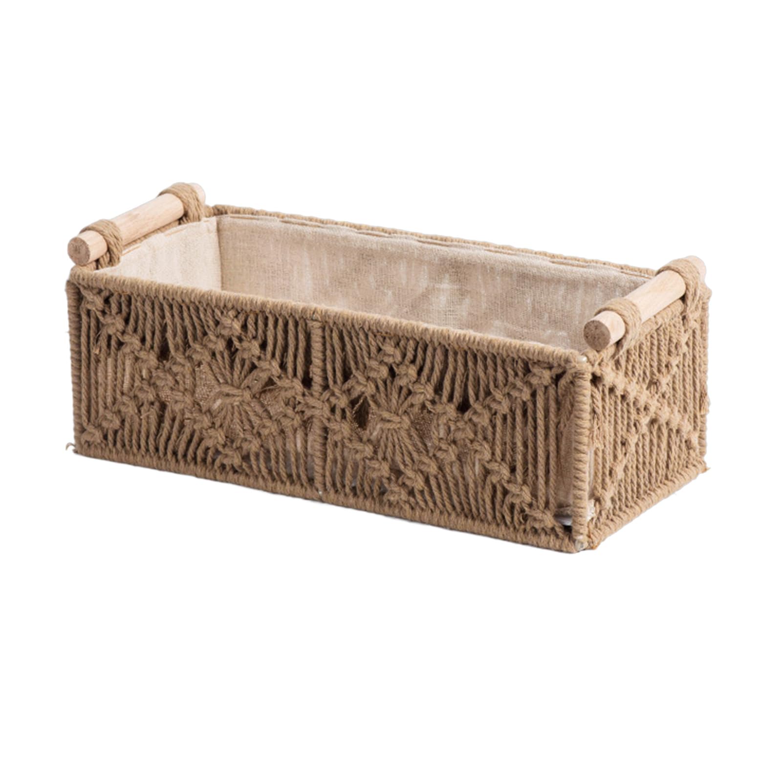 Petit panier multifonction en corde de coton au charme élégant