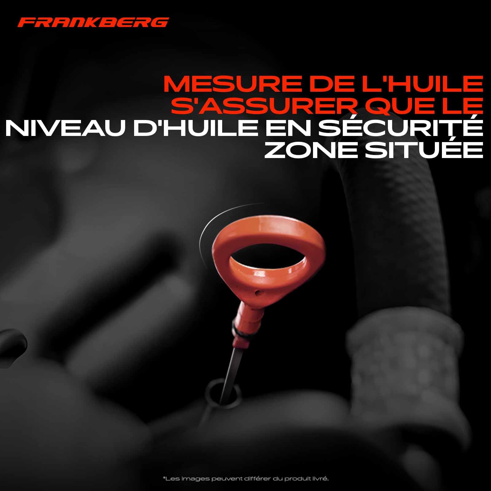 Frankberg Jauge d'huile Jauge d'huile Essence 06A115611C | Compatible avec: O.c.t.a.v.i.a I 1U2, Golf IV Variant 1J5, B.o.r.a 1J2, Nouvelle Coccinelle 1C1 9C1, B.o.r.a Variant 1J6