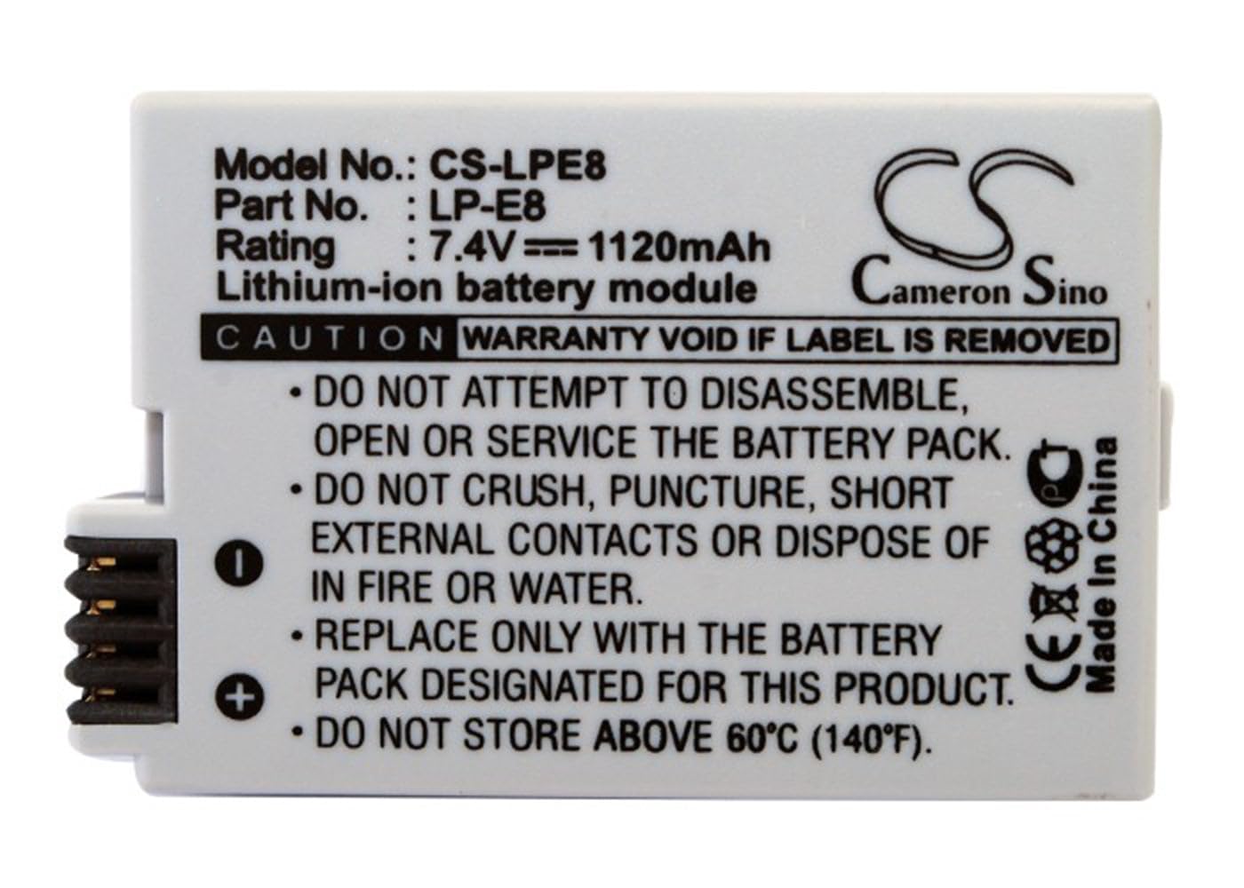Amazon.com : VI VINTRONS 1120mAh Battery for Canon EOS Kiss X4
