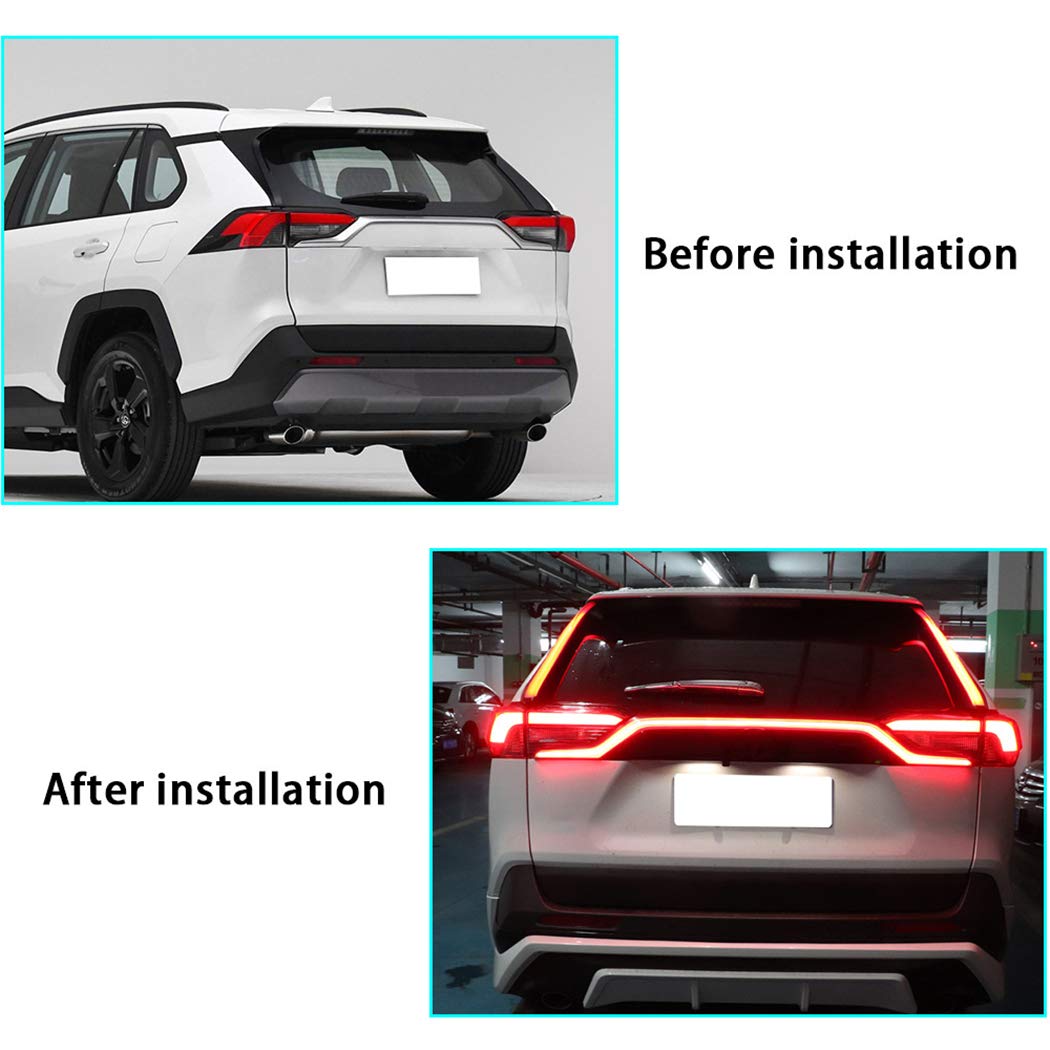 LED Brake Light & Reflector For Toyota RAV4 2019-2022 - Rear Bumper Driving Light 10 thumbnail image