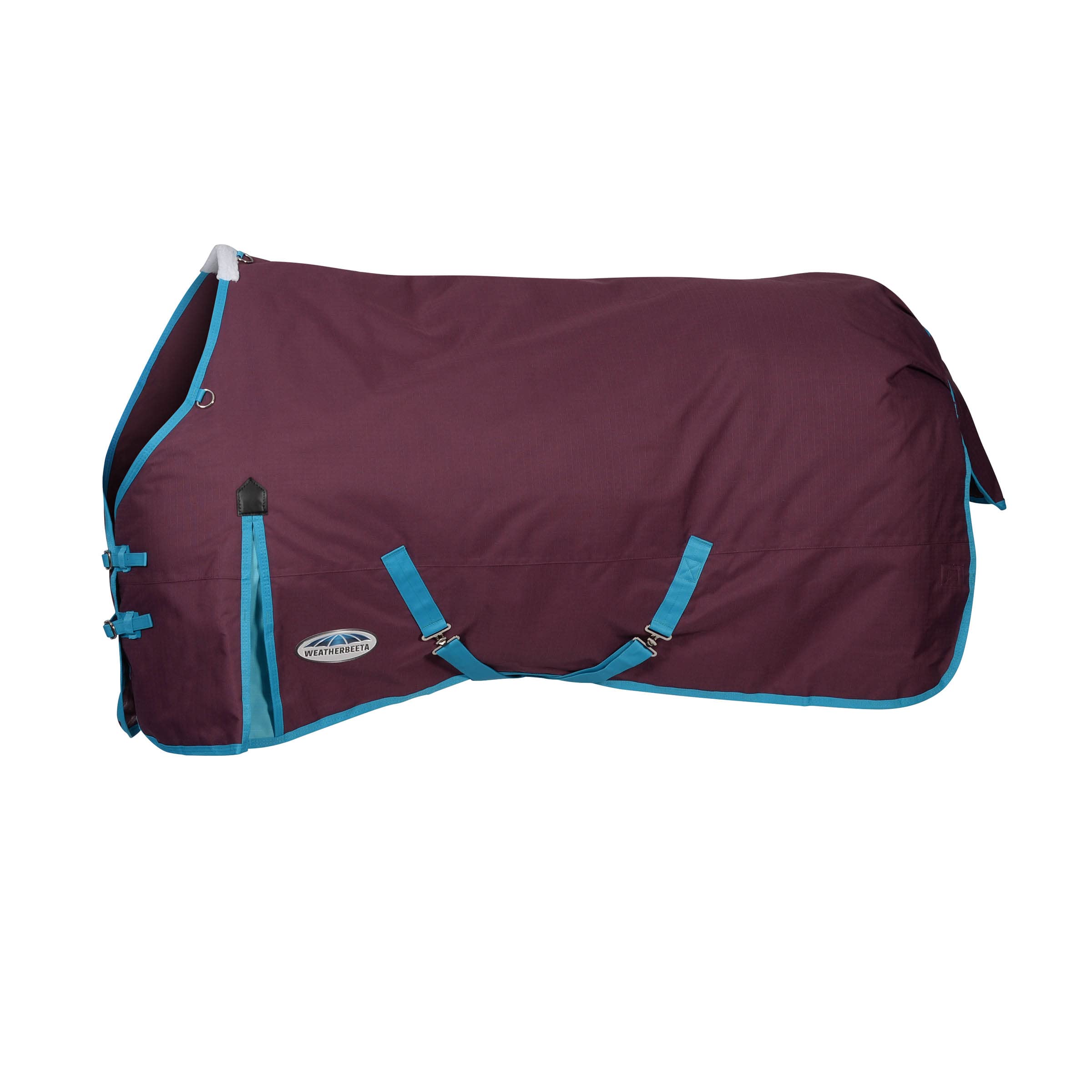 WeatherBeeta ComFiTec Essential - Manta de cuello estándar para caballo mediano, estampado de perezoso, 48 pulgadas