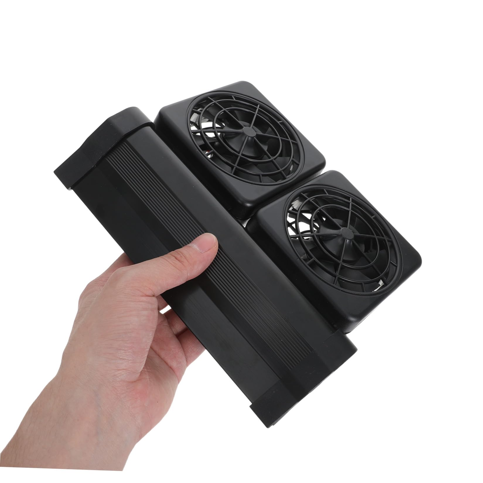 Ventilador de Enfriamiento para Acuario de 2 Cabezales 2 X 1.9w Abs Negro