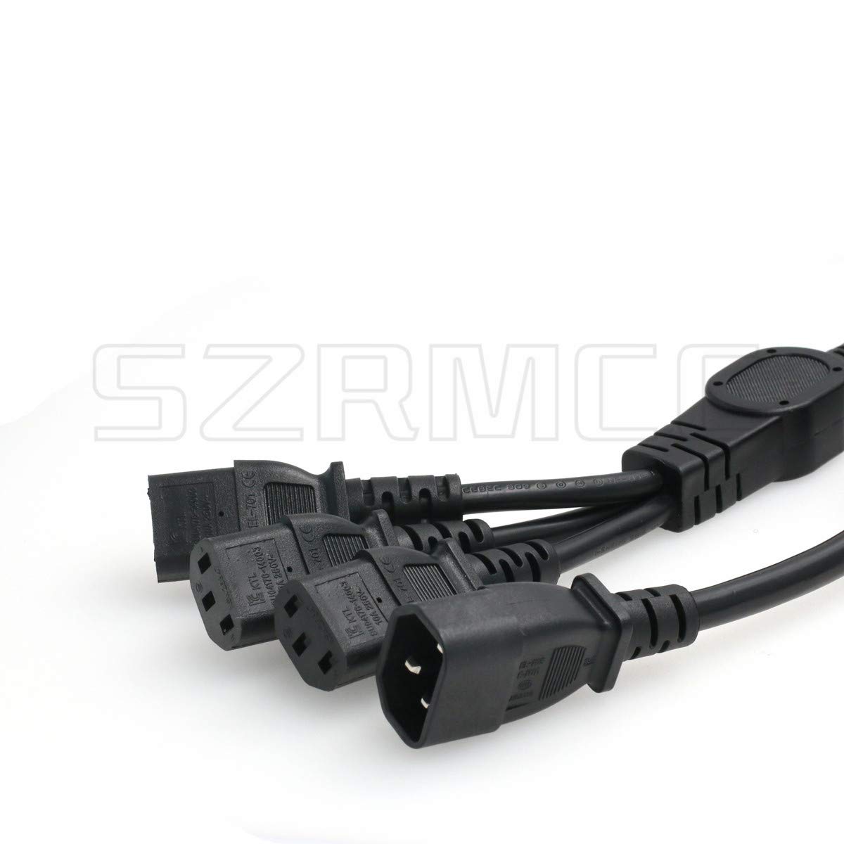 Cavo Splitter IEC320 C14 A 3 X C13 10A 250V – 30 Cm Per UPS, Server E PDU - 2