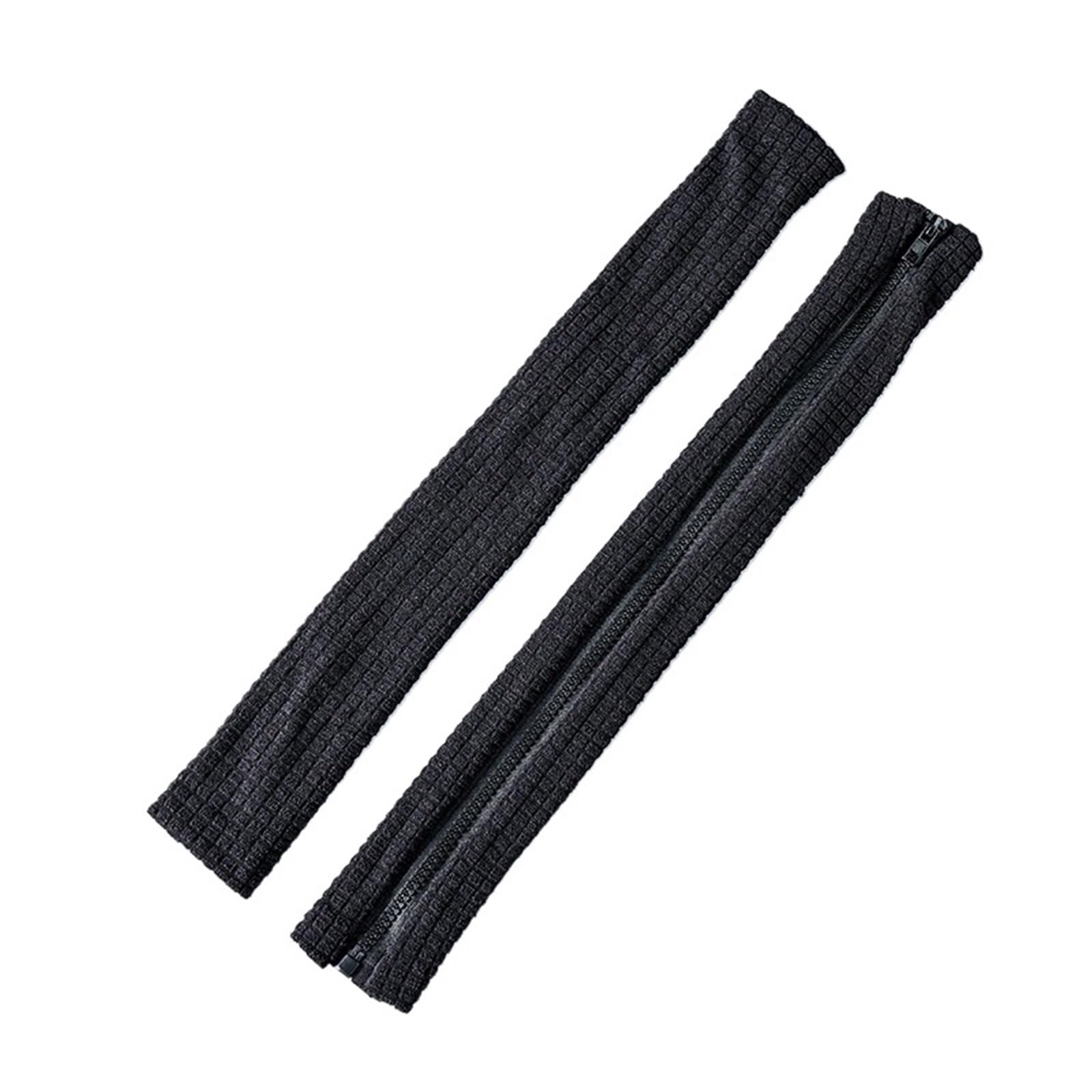 MNGHAYYR Stretch Elastic Office Chair Armrest Covers Multicolor Spandex Office Chair Arm Covers 4 Pcs(Black)