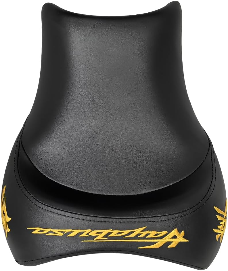 Motorcycle Stitch Custom Front Driver Rider Seat Compatible With Suzuki Hayabusa GSXR1300 2008-2020 Yellow