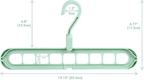 Miniatura 5 de ESOUL TECHNOLOGY - Paquete de 2 organizadores de ropa para ahorrar espacio en el clóset, organiza trajes, pantalones, abrigos, faldas