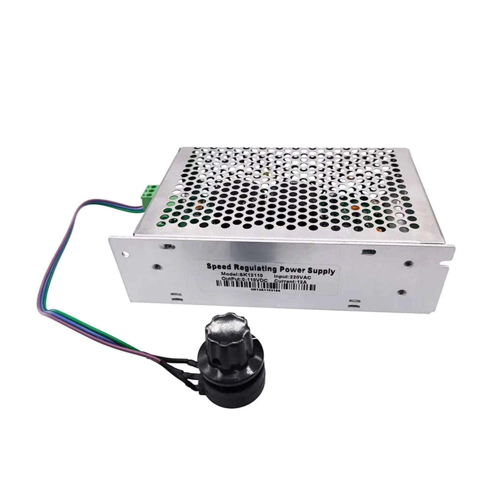 12A 0-110VDC Speed Regulating Power Supply SK12110 220VAC Input Electronic Starter Control Supply for DC Spindle Electronic Starter