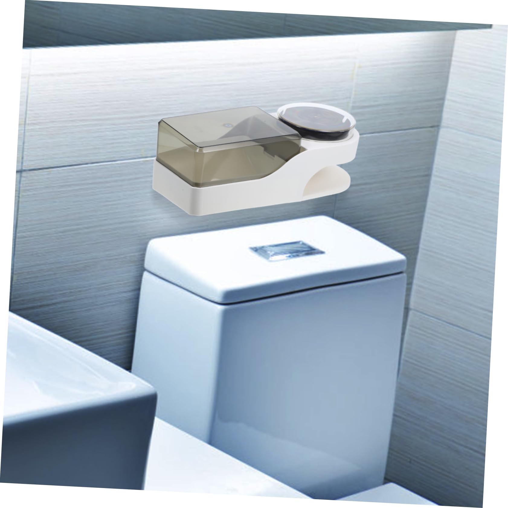 Toilettenpapierhalter Für Badezimmer Wandmontage Ohne Bohren Mit Taschentuchbox Und Aschenbecher Organizer Für Feuchttücher Und Kleine Accessoires