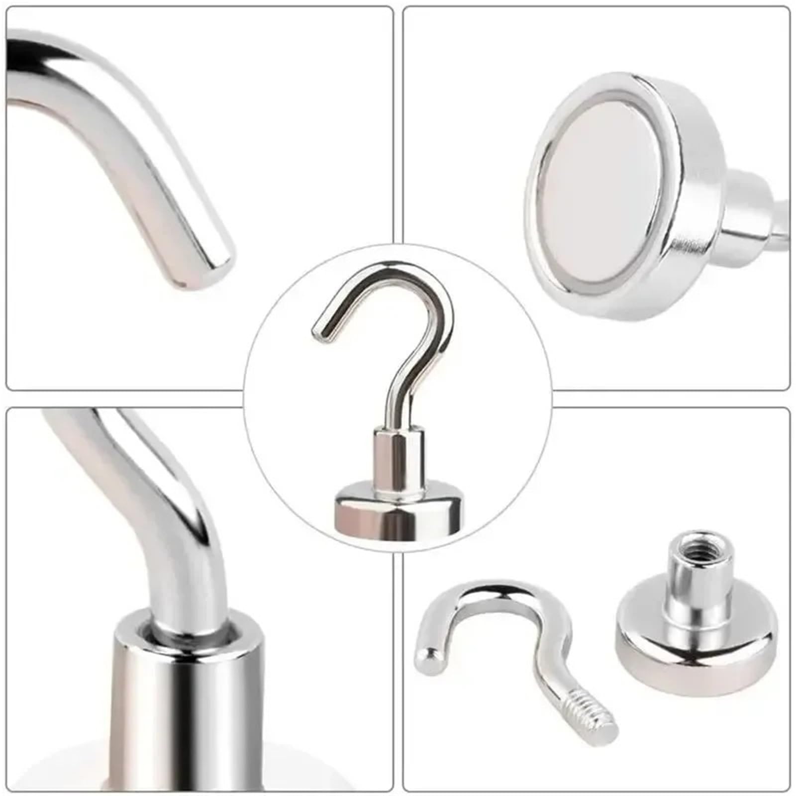 10 Uds ganchos magnéticos perchas multiusos for almacenamiento en la pared
