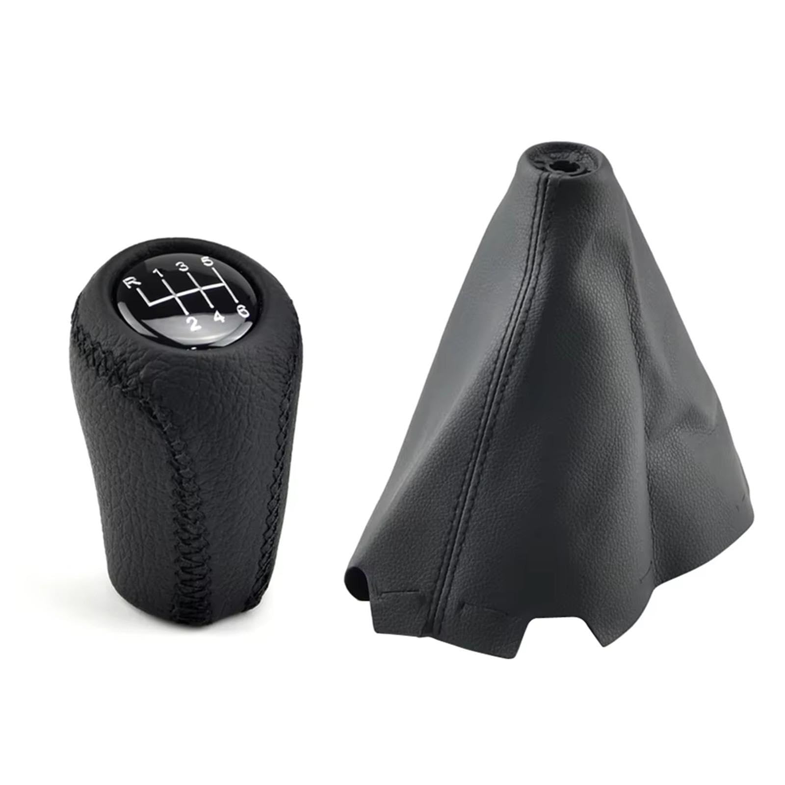 EFDDTBHE Compatible with Mazda for MX-5 NC III 2005-2014 for CX-7 ER 2006-2012 5/6 Speed Gear Shift Knob Lever Arm Stick Headball Accessory Shifter Handle(6 Speed-Black-B)