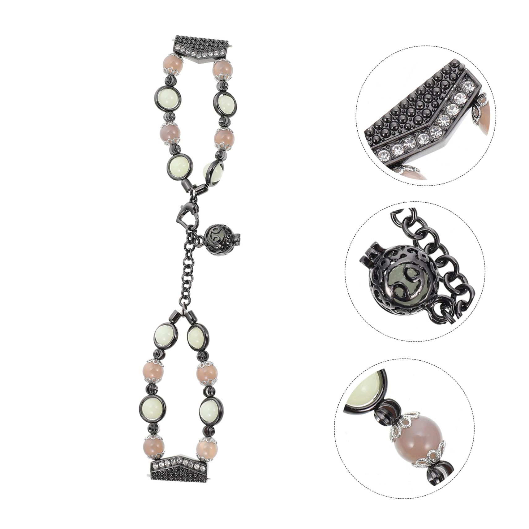 2 Piezas Correa de Perlas para Watch Active Pulsera Decorativa Resistente y Fácil de Cambiar Elegante y Cómodo