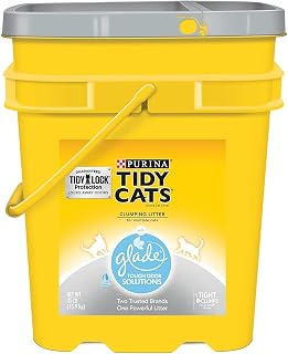 Purina Tidy Cats Clumping Cat Litter, Glade Clear Springs Multi Cat Litter - 35 Pound (Pack of 1)
