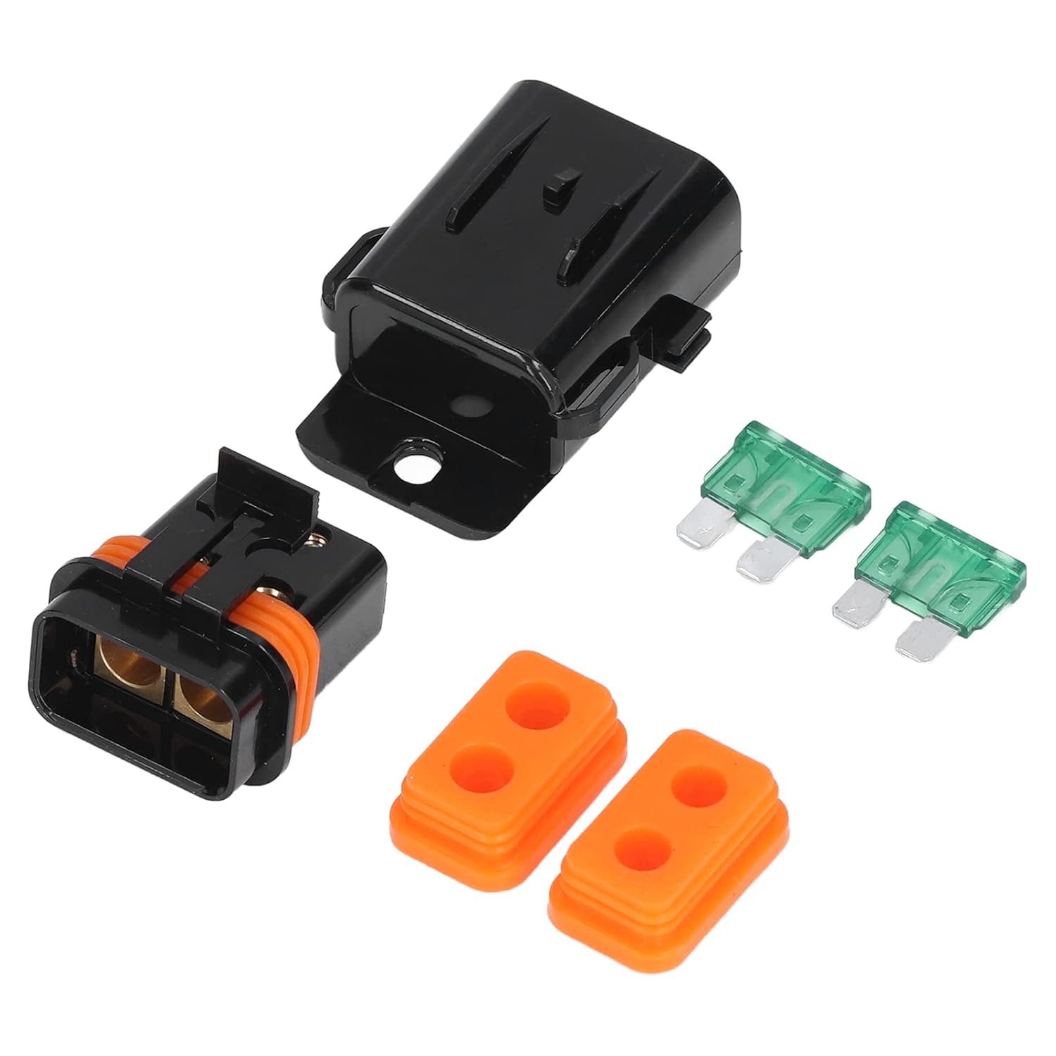 Subwoofer Fuse Block, Waterproof 12‑24V DC 30A Fuses Auto Audio Fuse