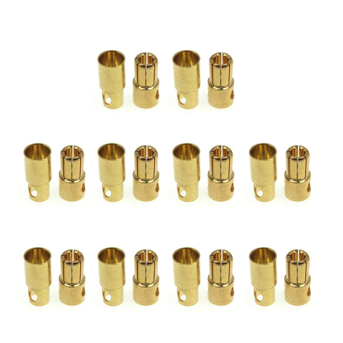 6 Paar 5,5 Mm Vergoldete Bananenstecker Für RC Modelle – Männlich & Weiblich, Für Motor & Batterie