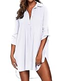 Beach Cover Ups for Women Bikini Swimsuit Coverup Beach Dress Shirt
