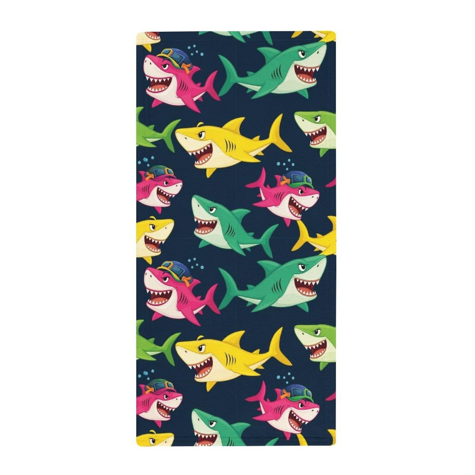 Anceky Premium Absorbent Fingertip Towels, Shark Seamless Lightweight Decorative Face Towels for Kitchen, Travel & Luxury Hotels