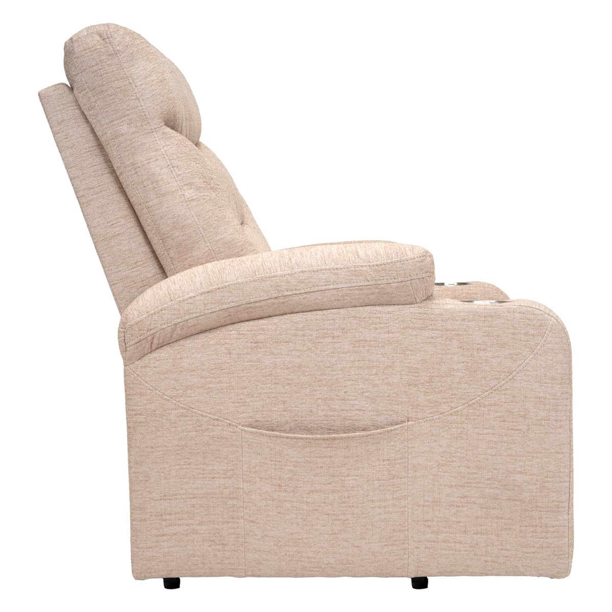 Gremium Poltrona Relax Elettrica Con Sistema Alzapersona, Massaggiante E Riscaldante Con Reclinazione a Letto E Seduta Ergonomica In Tessuto