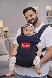 MEEHUG™ Baby Carrier Bag for Newborn & Infant | Ergonomic Baby Carry Bag with Adjustable Belt | Hands-Free Baby Holder Bel... Price In India