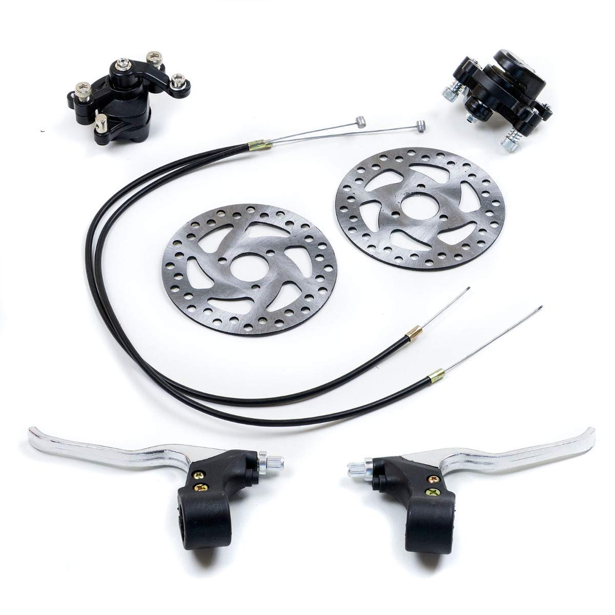STI Set Gomma Ant+Post Minimoto Motard +cerchi+freni+dischi+leve+cavi Completo