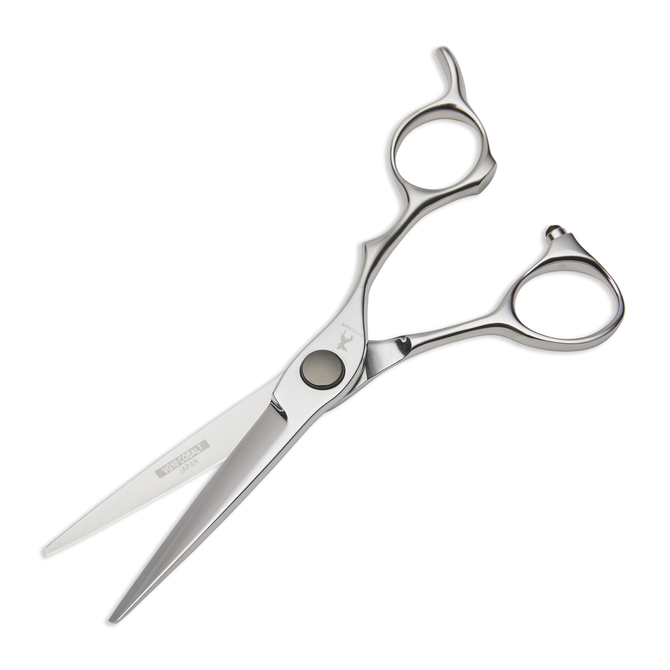 Shogun Silver Tanto Japanese Vg10 Cobalt Steel Hairdressing Scissors - Professional Barber Salon Shear For Hairdressers, Barbers, And Salon Use