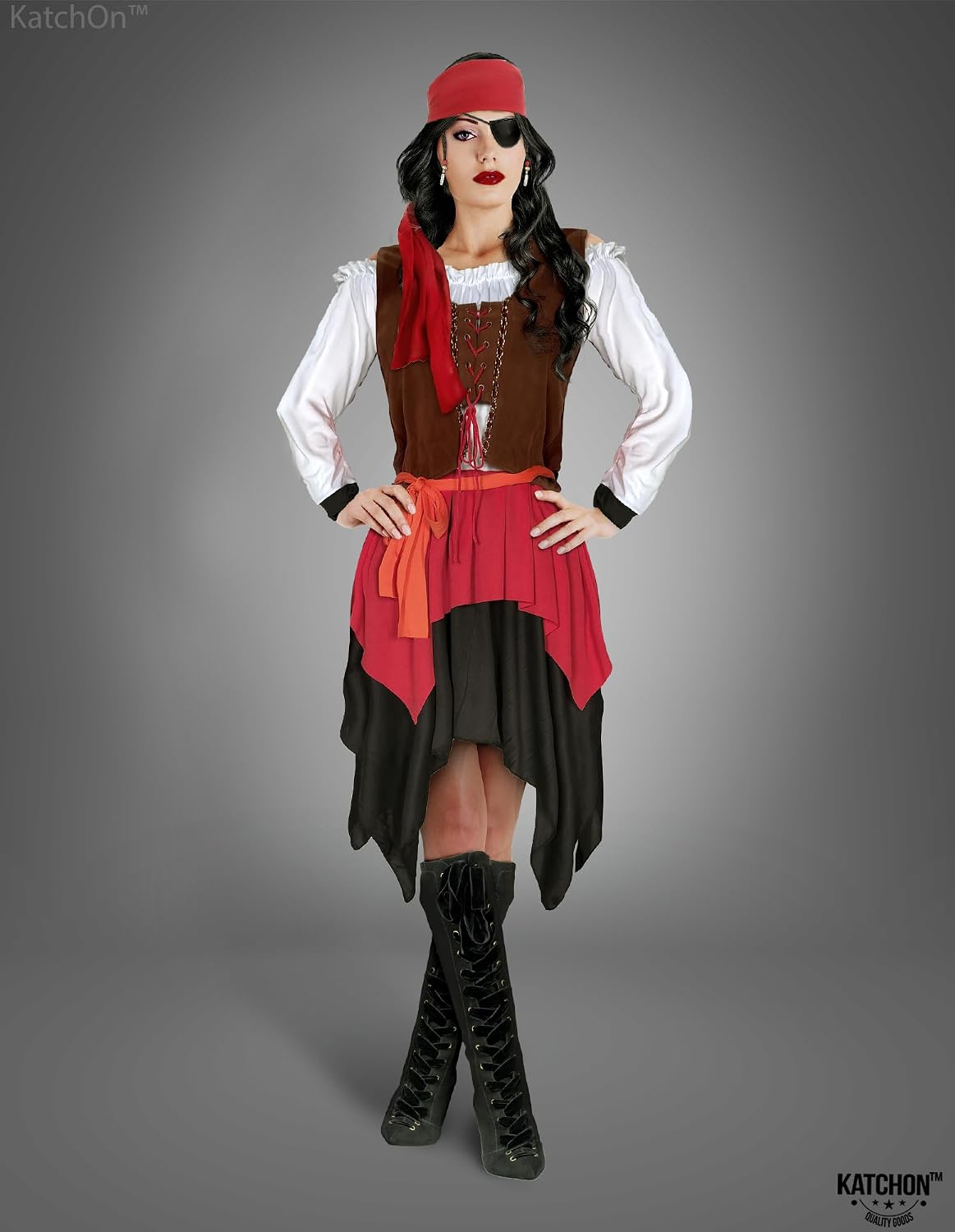 KatchOn Halloween Women's Pirate Costume - Adult Dress for Cosplay
