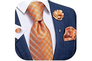 Elegant Silk Men's Necktie Set: A Dapper Addition to Your Wardrobe