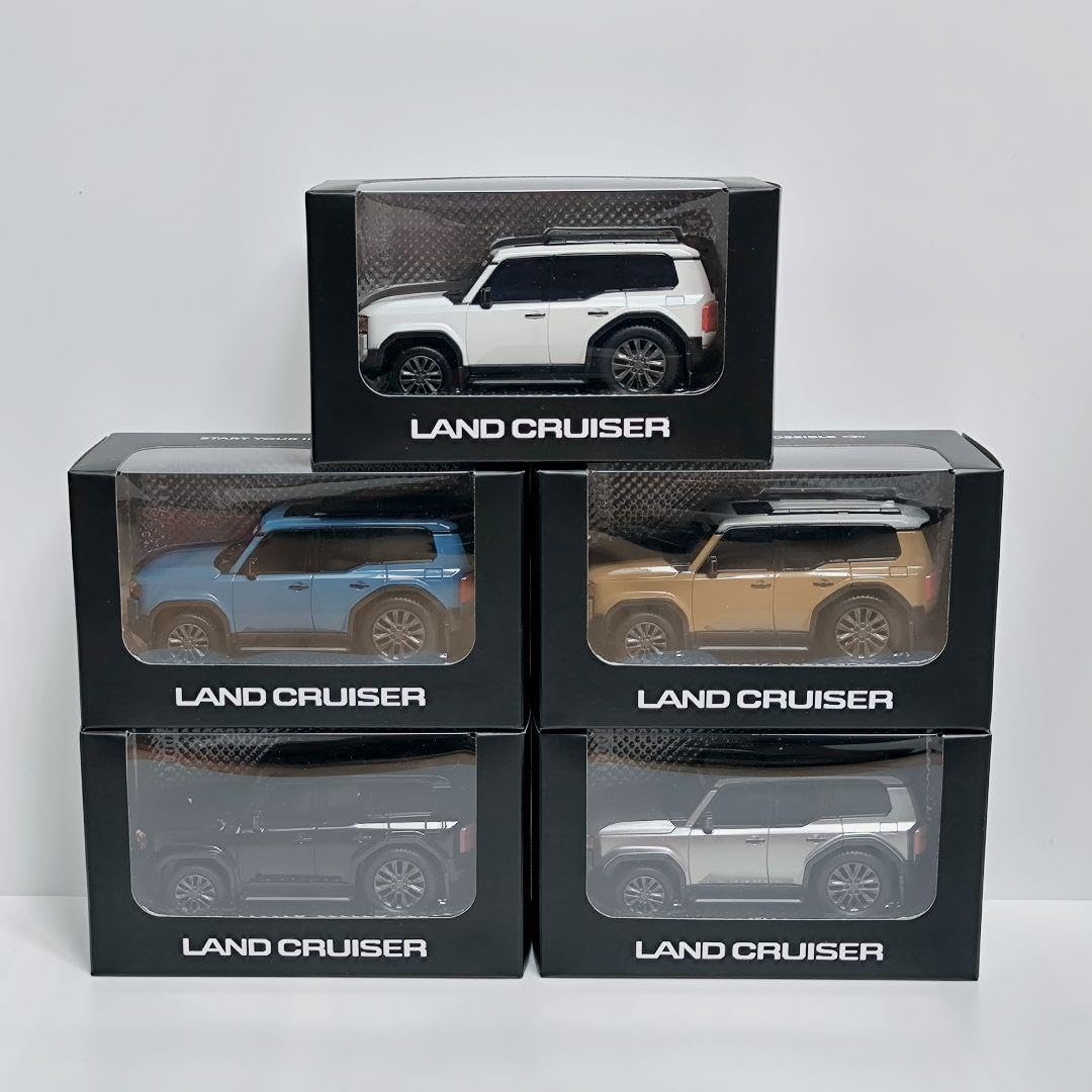 ランクル250 ミニカー プルバックカー5色コンプリート非売品（ランクル  