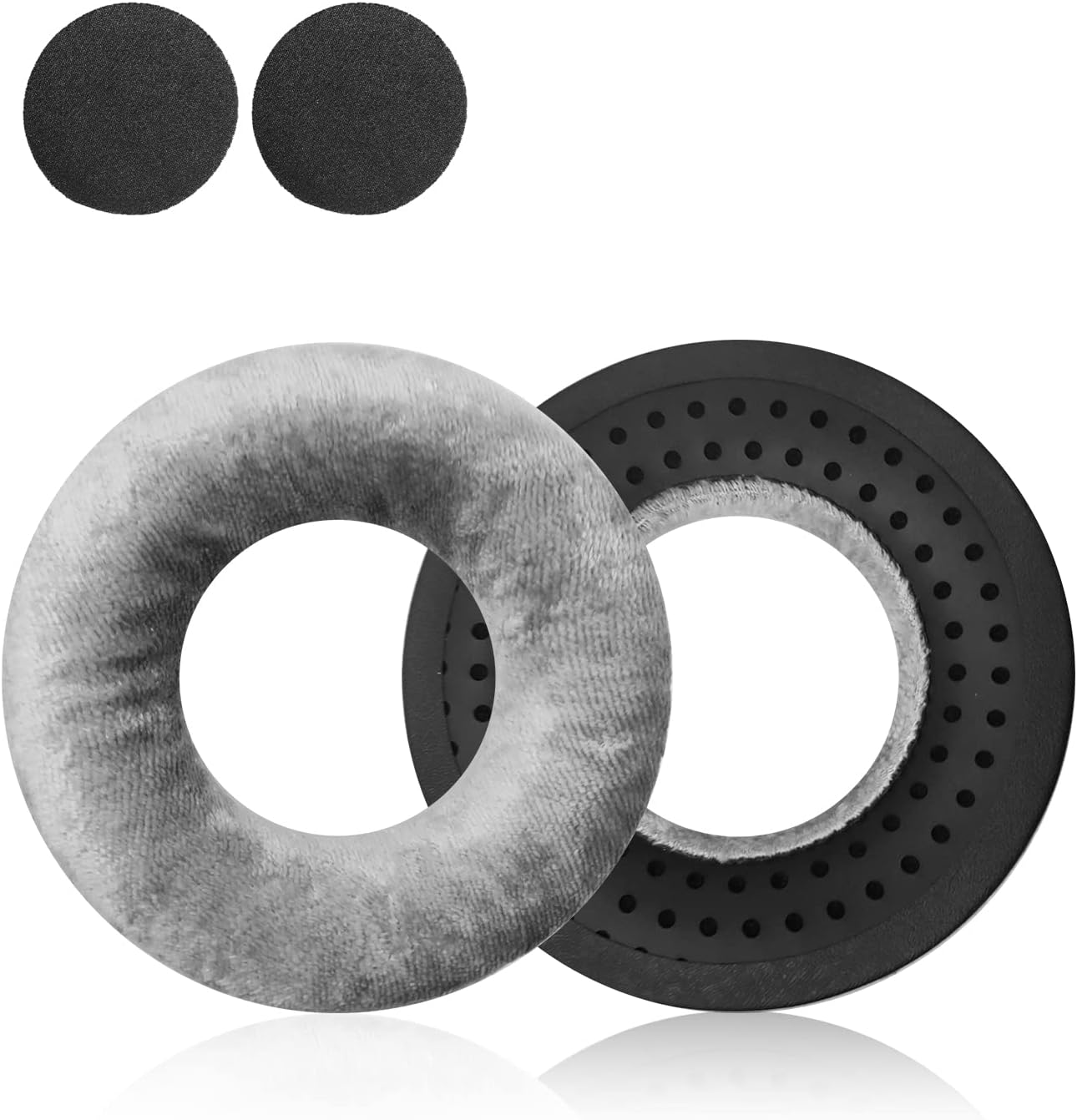 Replacement Ear Pads, Velour Ear Pads Set, Replacement Velvet Ear Pads