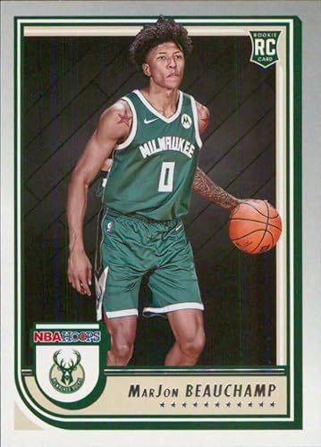 2022-23 Panini NBA Hoops #254 MarJon Beauchamp NM-MT RC Rookie Milwaukee Bucks Basketball Trading Card NBA