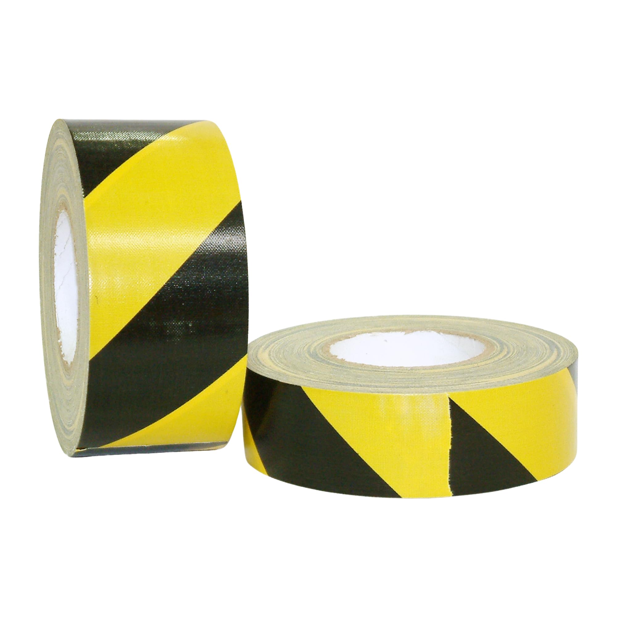 JVCC HZ-DT1 Hazard Duct Tape: 4 in. x 60 yds. (Schwarz mit gelben Streifen)