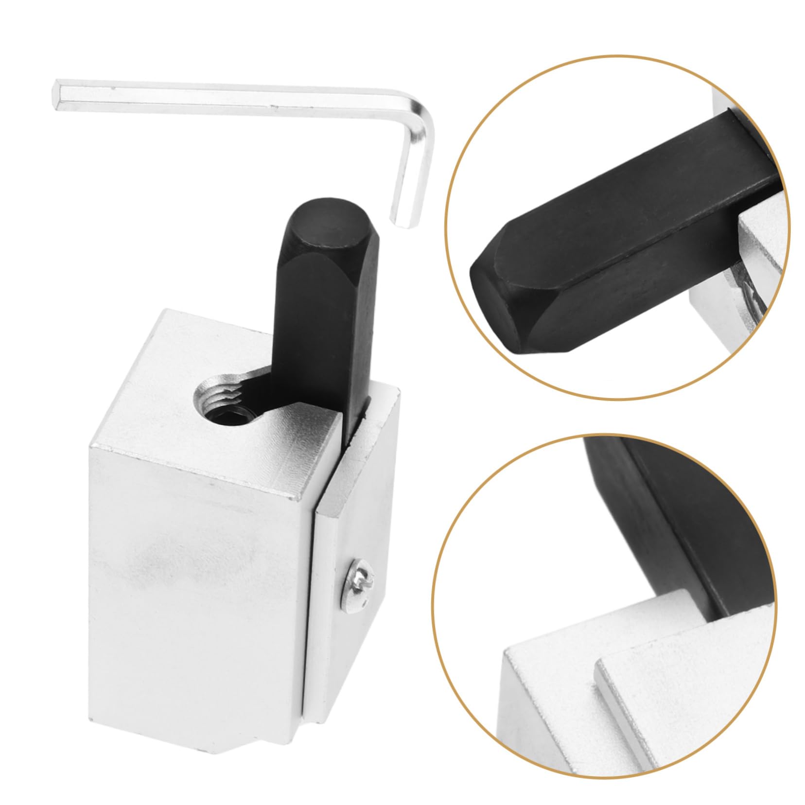 Uonlytech 4pezzi Chisel Angolare Per Serrature Utensile Per Scalpello Per Cerniere Falegnameria Per Ristrutturazione e