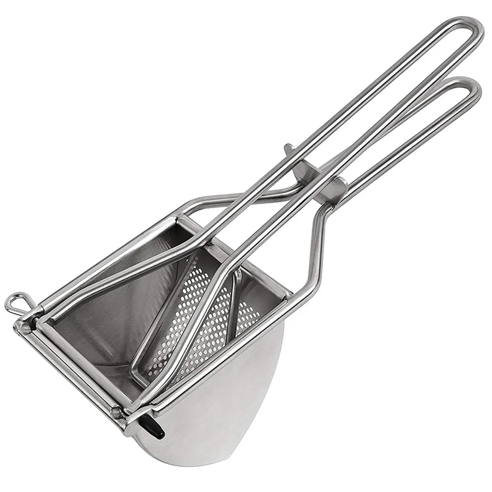 Manuelle Kartoffelpresse, Kartoffelstampfer aus Edelstahl, Kartoffelstampfer, Küchenwerkzeug, Reispresse für Kartoffelpüree, Kartoffelpüreestampfer