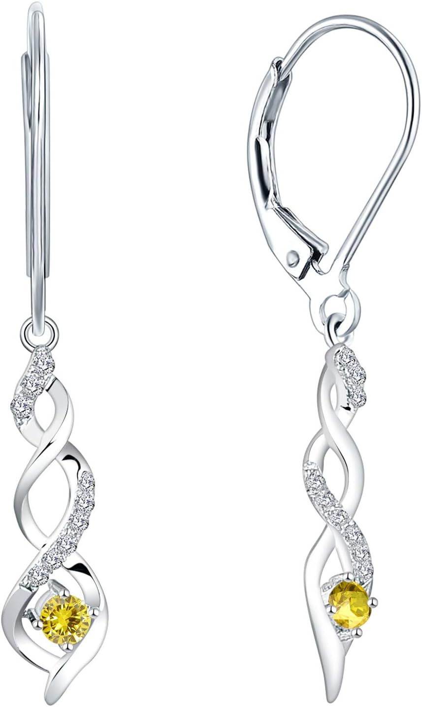 dangle-1,November birthstone,yellow topaz