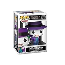 Funko Pop! Heroes: DC Batman 1989 – The Joker With Hat – 1, 6 Odds For Rare Chase Variant – DC Comics- Figura in Vinile da Collezione – Idea Regalo – Merchandising Ufficiale – Comic Books Fans