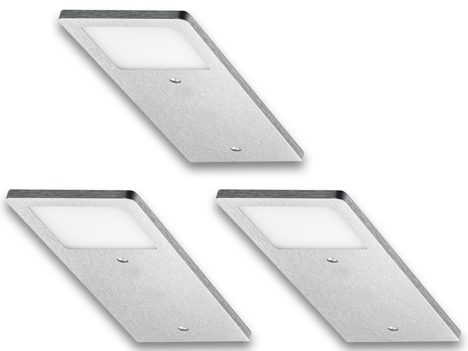 HÄFELE - 833.77.462 Unterbauleuchte Loox5 LED 3100 Connect Mesh Silberfarben 3-er Set