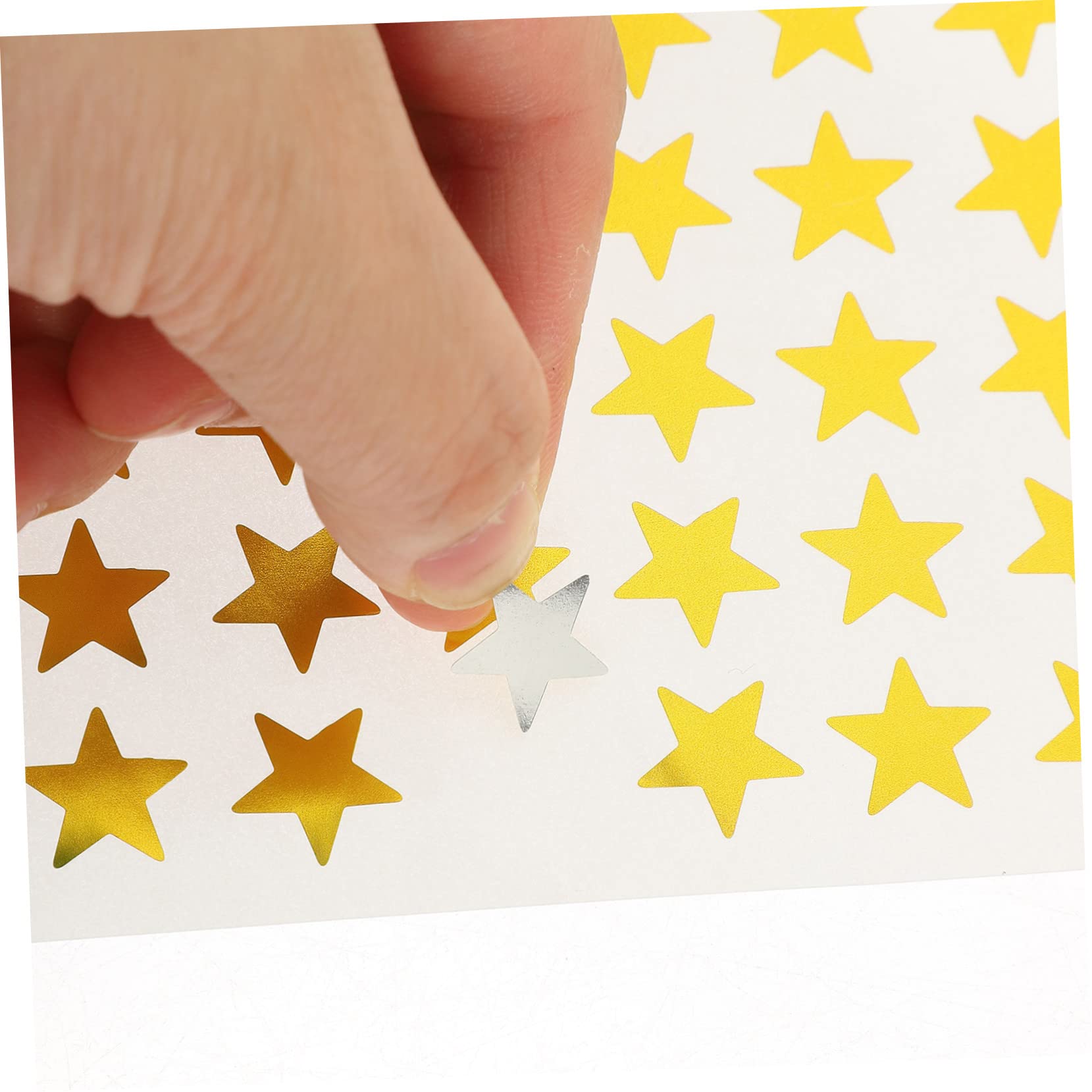 VILLCASE 200hojas Pegatinas De Estrellas Coloridas Autoadhesivas Para Scrapbooking y Decoración De Estrellas Para Diario Álbumes y Manualidades