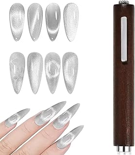 SILPECWEE Imán de ojo de gato 3 en 1 para uña...