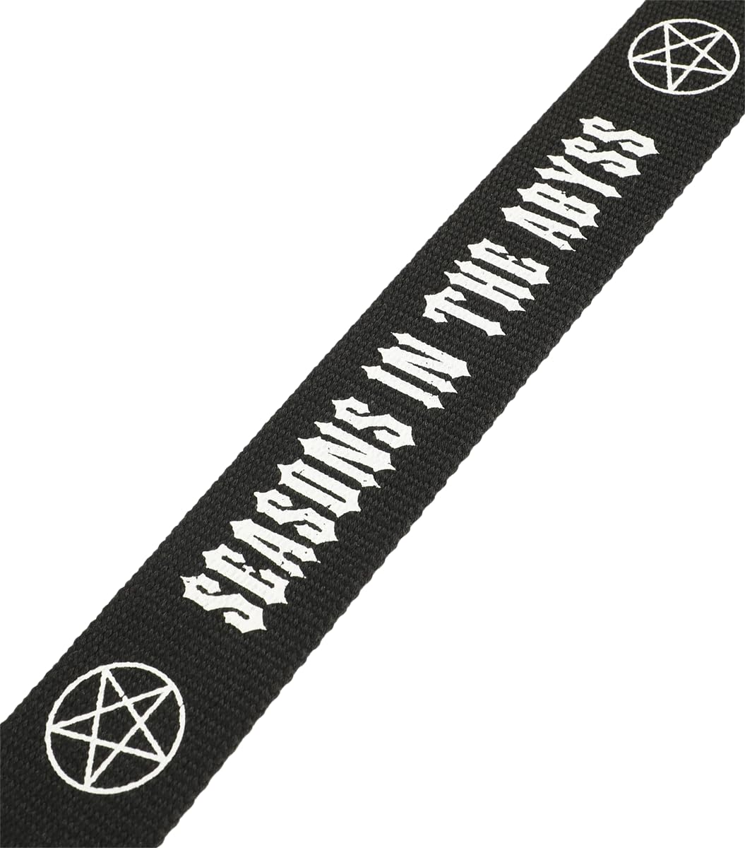 Slayer Logo Unisex Cinturón Negro 100% poliéster