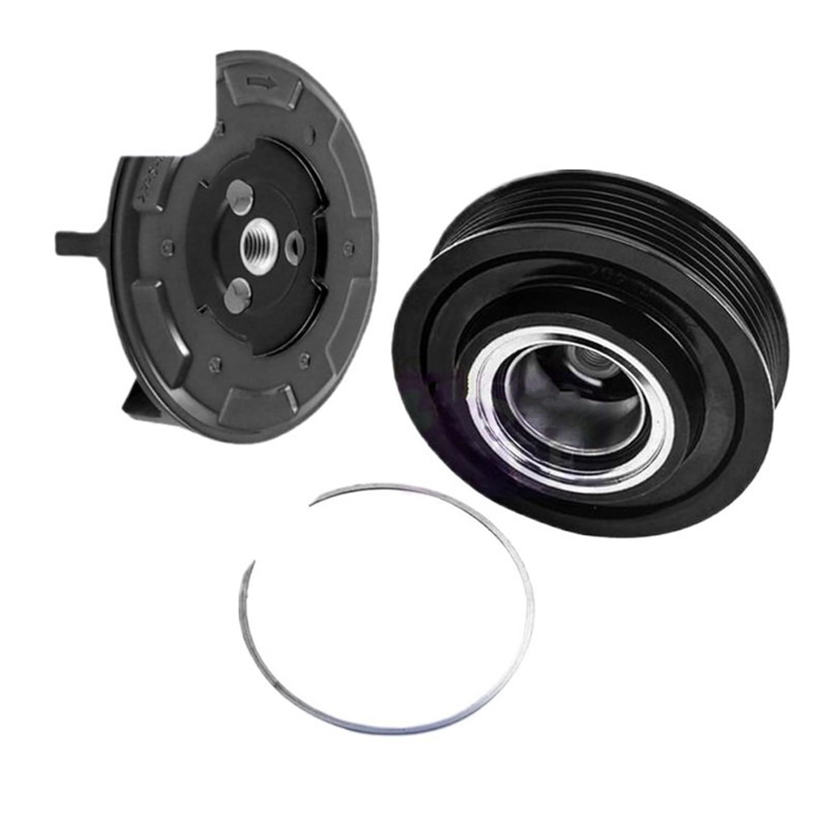 Ehysyn Pulley Ac Bypass Fit For Fabia Seat Cordoba Ibiza Fit For Vw Fit For 8E0260805as 1K0820812b 6Q0820808a Ac Compressor Clutch(Pulley)