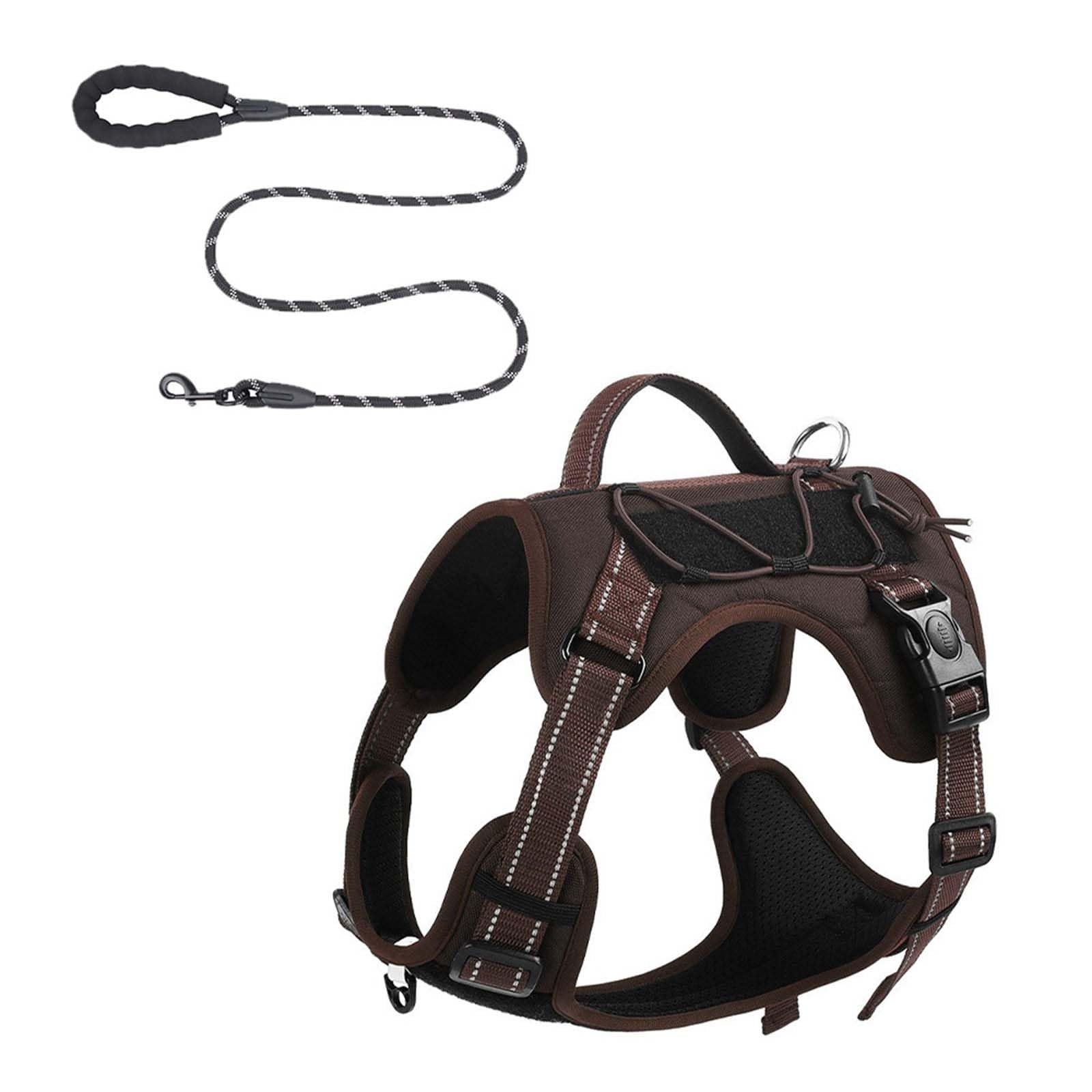 MICFENY Dog Vest Adjustable Training Harness for Large Dogs Harnesses Strong Multifunctional Leash Harness Soft Handle