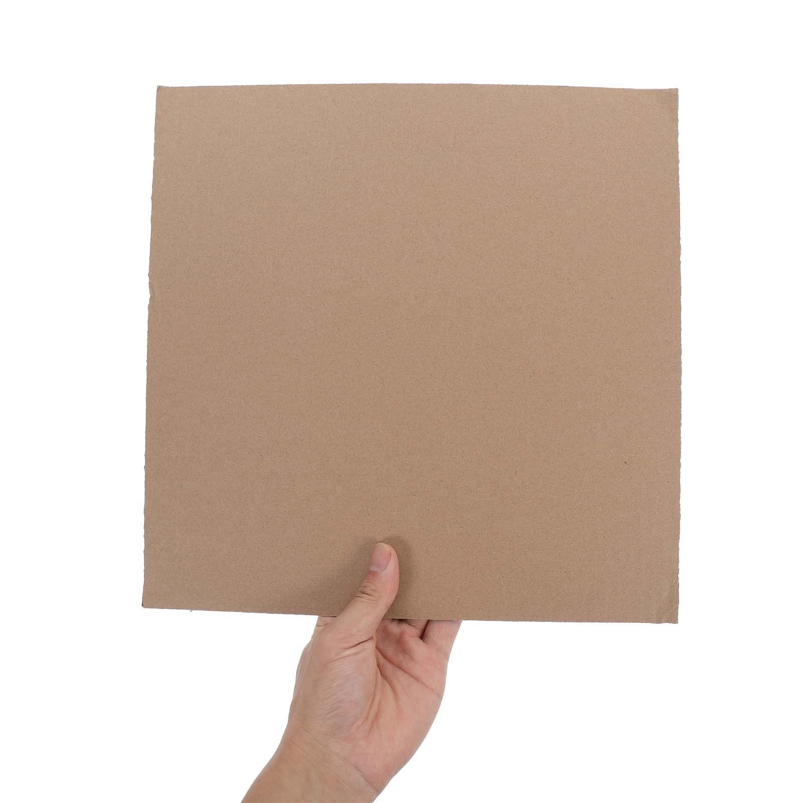 ARTIBETTER 50 Pièces Séparateur en Carton Brun pour Boîte Plaques Ondulées, Réutilisable et Facile à Installer, pour Applications D'emballage et Protection de Bord