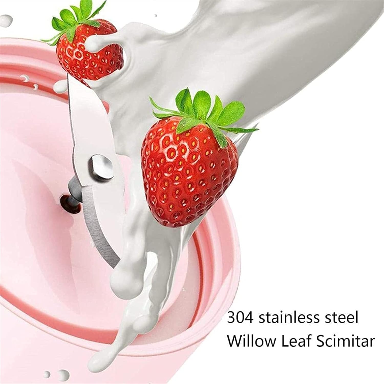 Portable Blender, Personal Blender, Mini Juicer Cup USB Rechargeable and Personal Size Blender Smoothies akes,280ml,Fruit Juice, Mixer