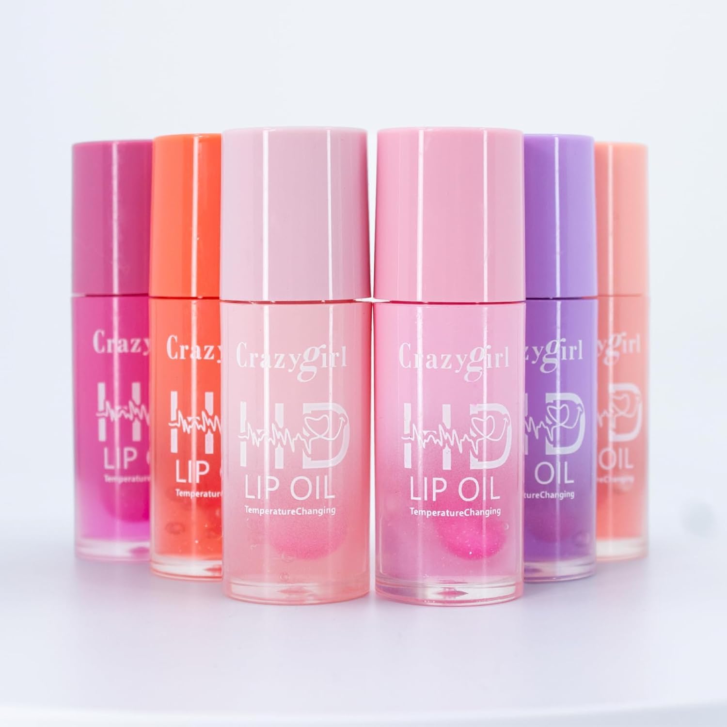 Buy 109 Bundle Set of 6 HD Mood Color Changing Lip Oil Temperature