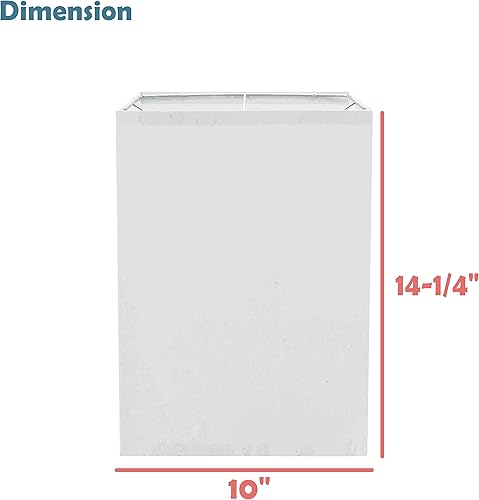 Miniatura 5 de Aspen Creative 38702 - Pantalla de araña cuadrada plegable de diseño contemporáneo, (10 + 10 pulgadas), parte superior x (10 + 10 pulgadas) parte